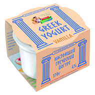 Йогурт Греческий Ванильный "G-balance" 4%, 0,17 кг