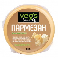 Продукт растительный со вкусом сыра Пармезан "VEG`S Family", 0,1 кг
